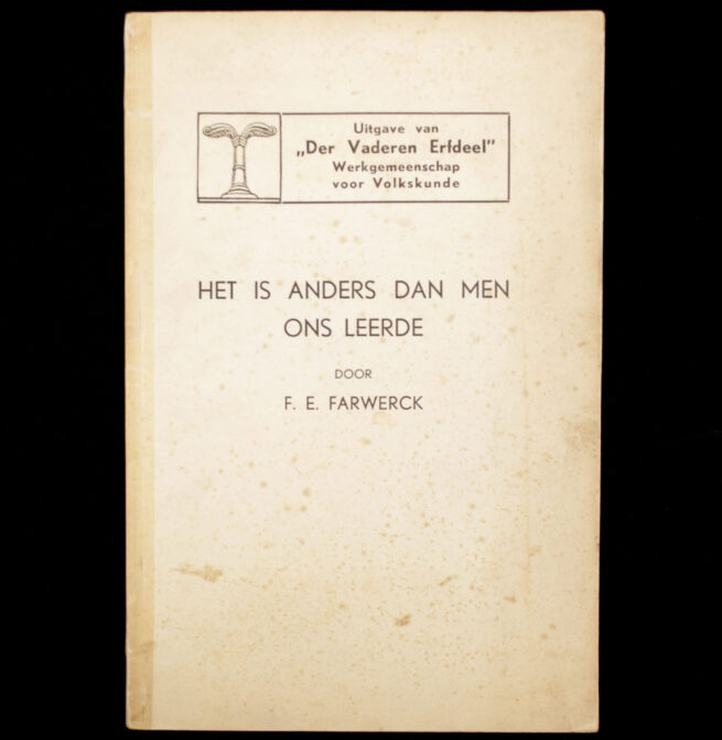 (Brochure NSB) Der Vaderen Erfdeel - Het is anders dan men ons leerde (1938)