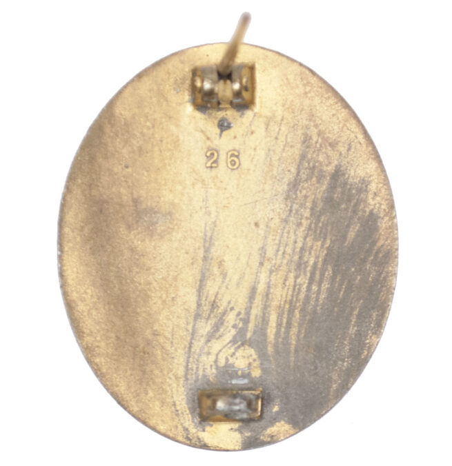 Verwundetenabzeichen in gold Woundbadge gold (maker 26 B.H. Mayer)