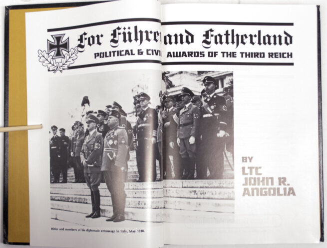 (Book) J. Angolia - For Führer and Fatherland - Political and civil awards of the third Reich