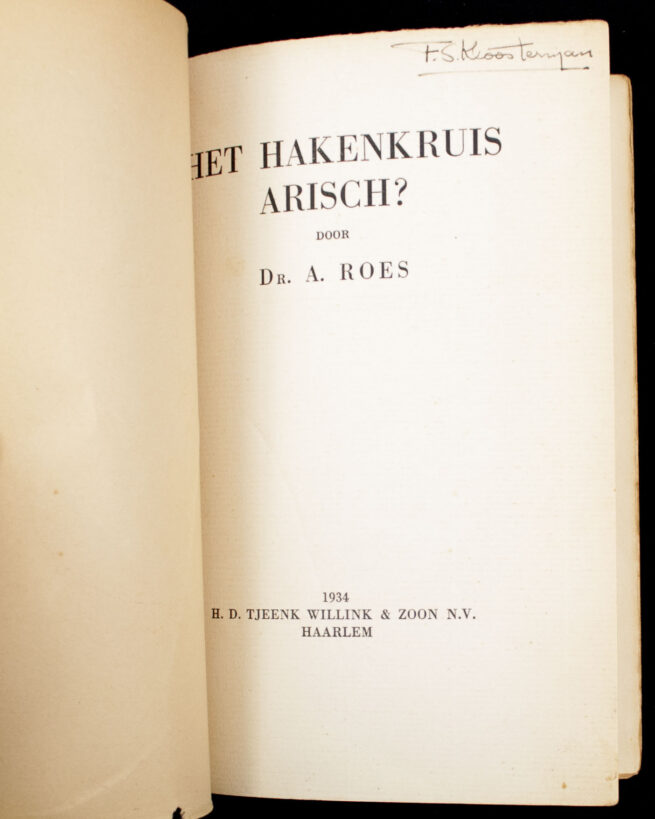 (Book) Het hakenkruis arisch (1934)