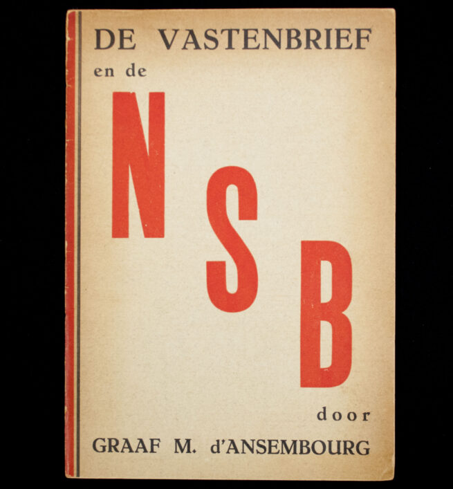 (NSB) De Vastenbrief en de NSB (1934)