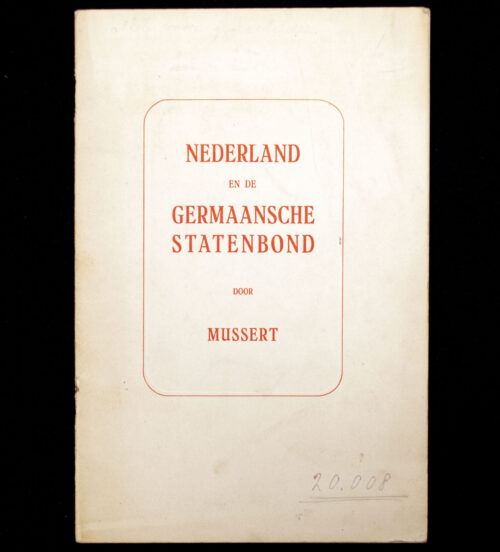 (NSB) A. Mussert - Nederland en de Germaansche Statenbond