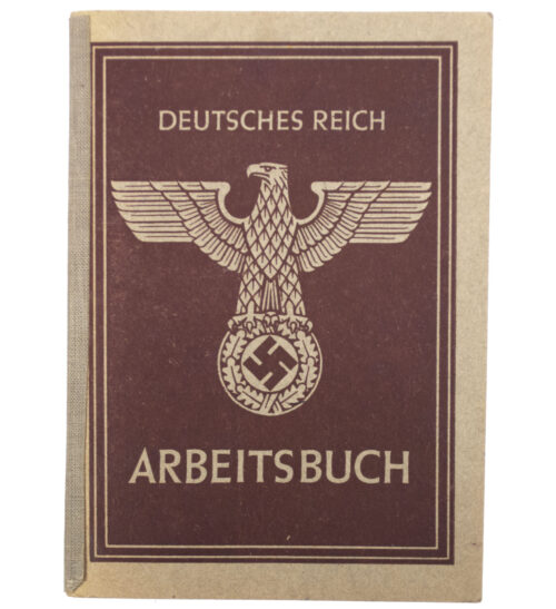 Arbeitsbuch THIRD TYPE (!) from Arbeitsamts Litzmannstadt
