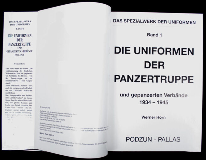 (Book) Die uniformen der Panzerarmee und gepanzerten Verbände 1934-1945