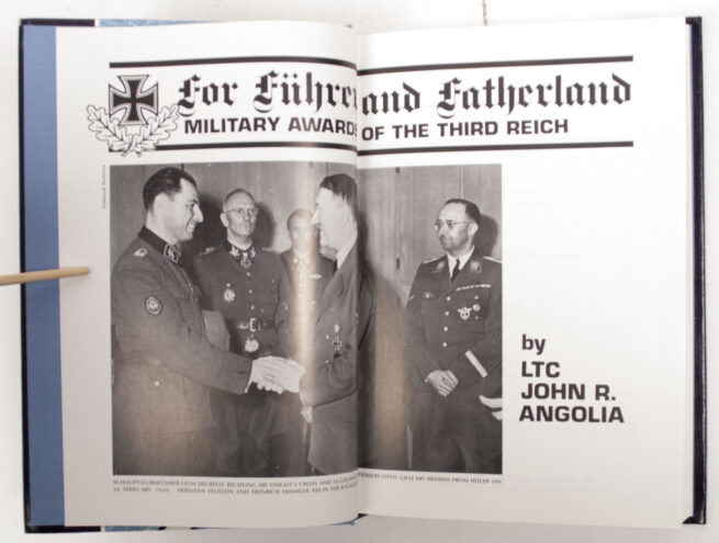 (Book) J. Angolia - For Führer and Fatherland - Military awards of the third Reich