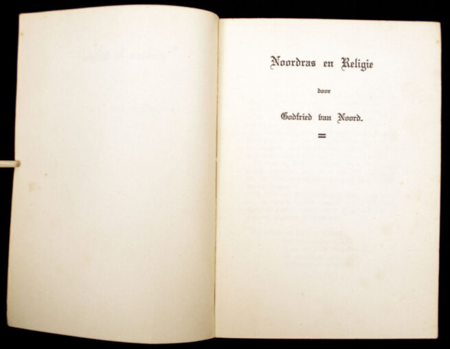 (Brochure NSB) Godfried van Noord - Noordras en religie (1944)