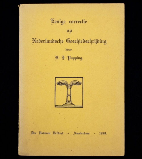 (Brochure NSB) Der Vaderen Erfdeel – Eenige correctie op Nederlansche Geschiedschrijving (1938)