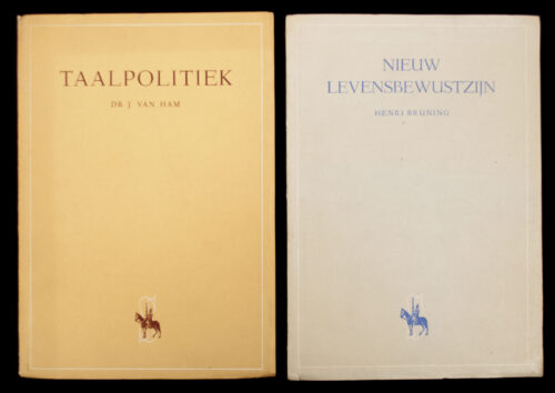 (NSB) 2 publications by The Schouw Henri Bruning Nieuw Levensbewustzijn + Dr. J. van Ham Taalpolitiek