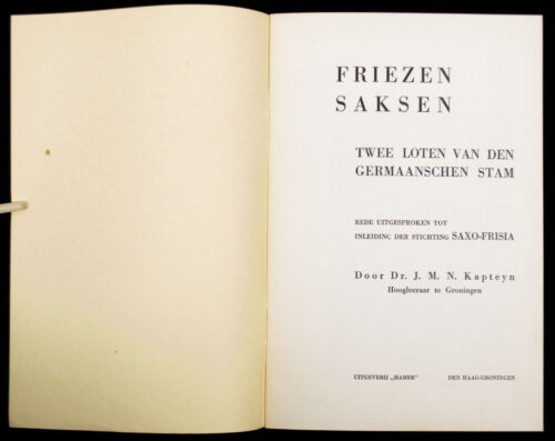 (NSB) Friezen Saksen twee loten van den Germaanschen Stam (1941)