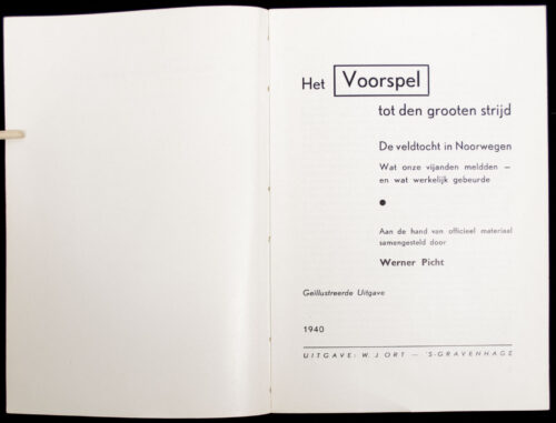 (NSB) Het voorspel tot den grooten strijd (1940)
