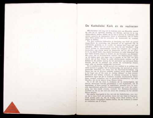 (NSB) Marchant et d'Ansembourg - Katholieke Kerk en de realiteiten (1938)