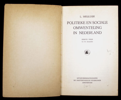 (NSB) Politieke en sociale omwenteling in Nederland (1941)