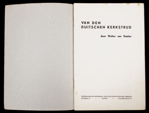 (NSB) Van den Duitschen Kerkstrijd (1937)