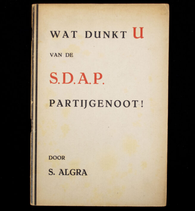 (NSB) Wat dunkt u van de SDAP partijgenoot (1935)