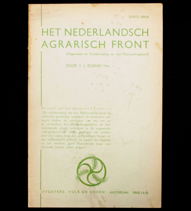 (NSB) Het Nederlandsch Agrarisch Front (1940) 1st edition
