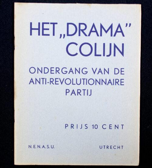 (NSB) Het drama Colijn - Ondergang van de anti-revolutionaire partij (1936)