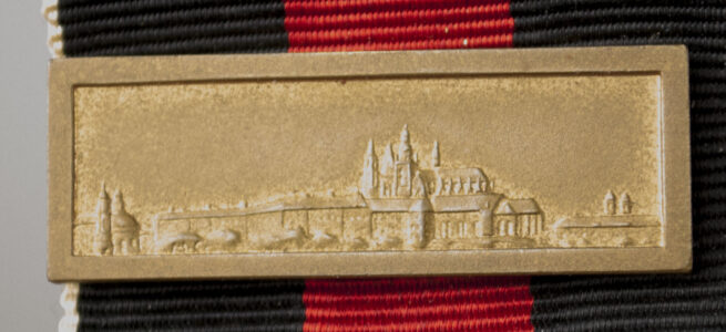 Sudetenland Annexation medal with Prageburg clasp + case
