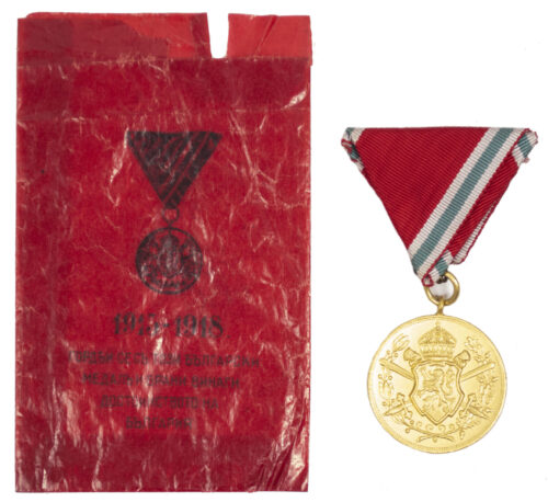 WWI Romanian Commemorative Medal with original rare enveloppe