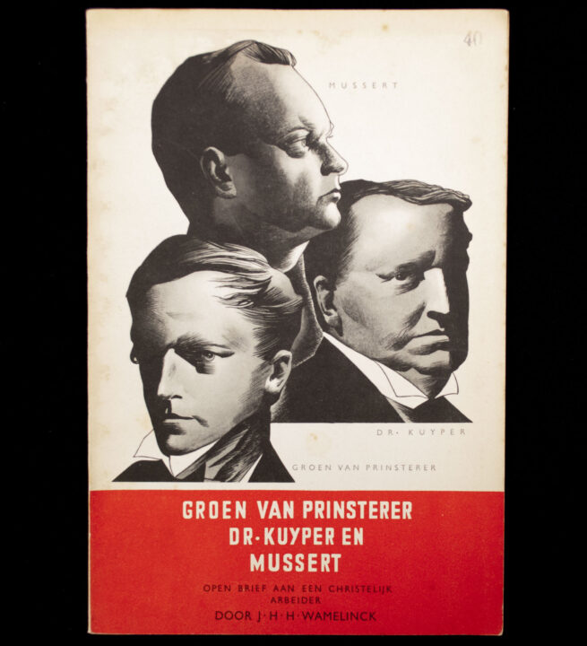 (NSB) Groen van Prinsterer, Dr. Kuyper en Mussert (1941)