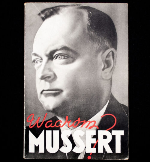 (NSB) Freek de Jager - Waarom Mussert (1941)