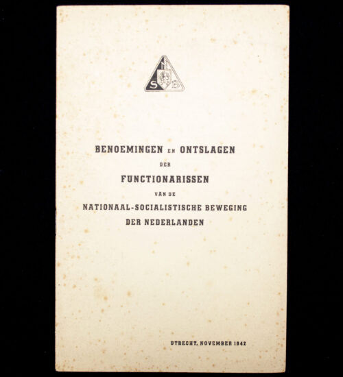 (NSB) Benoemingen en ontslagen der functionarissen van de Nationaal-socialistische Beweging in de Nederlanden (1942)