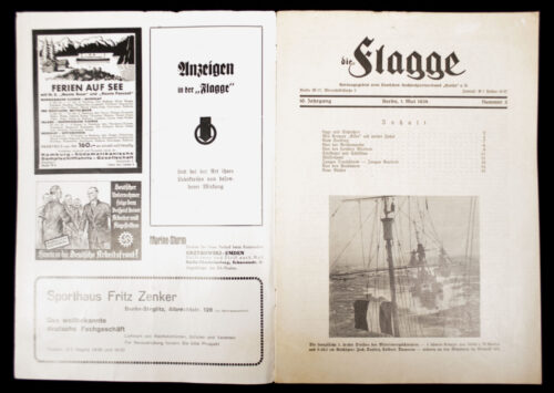 (MAgazine) Die Flagge - 1 Mai 1934 by the Hochseesportverband