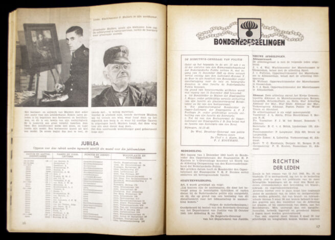 (Book) De Nederlandsche Politie - Orgaan van den Kameraadschapsbond der Nederlandsche Politie - 2e Jrg No.1 (1944)