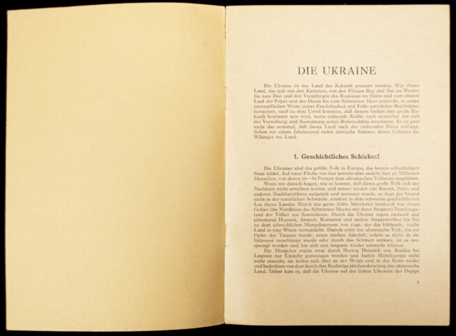 (Brochure) Die Ukraine und das Baltenland (1941)