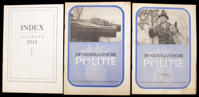 (Book) De Nederlandsche Politie - Orgaan van den Kameraadschapsbond der Nederlandsche Politie - 10 issues from 1943