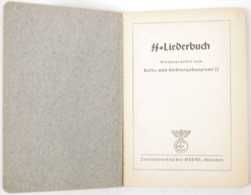 SS-Liederbuch SS Songbook (First Edition!)