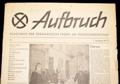 (Newspaper Belgium) Aufbruch - Tijdschrift der Germaansche Front- en Strijdgemeenschap
