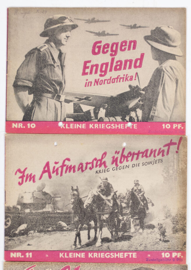 (WOII Brochures) Kleine Kriegshefte - complete serie No. 1-11