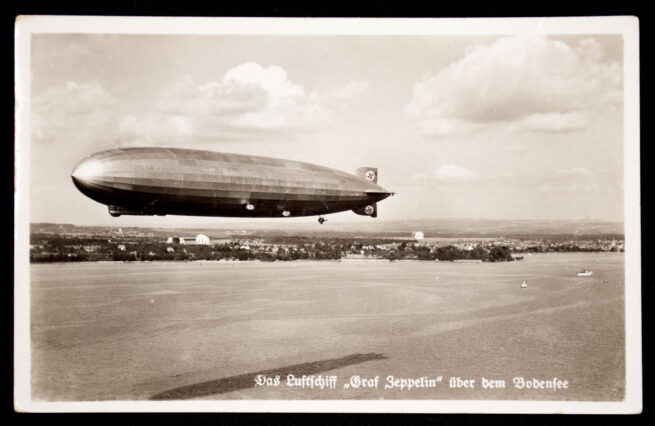 (Postcard) Das Luftschiff Graf Zeppelin über dem Bodensee