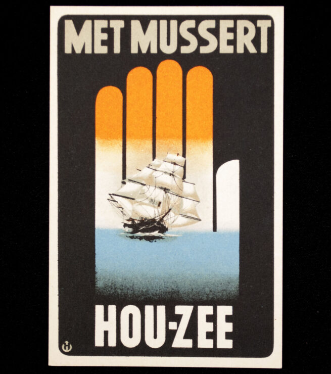(Postcard NSB) Met Mussert HOU-ZEE