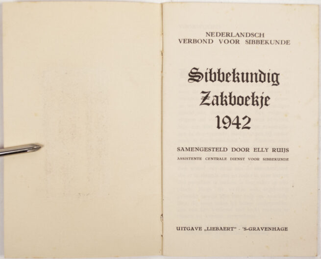 (NSB) Sibbekundig zakboekje 1941 (Filled in Ancestral Pass!)