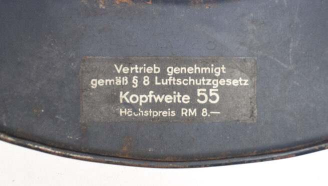 Reichsluftschutzbund Luftschutz Gladiator Helmet (size 55)