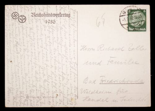 (Postcard) Reichshandwerkertag 1936