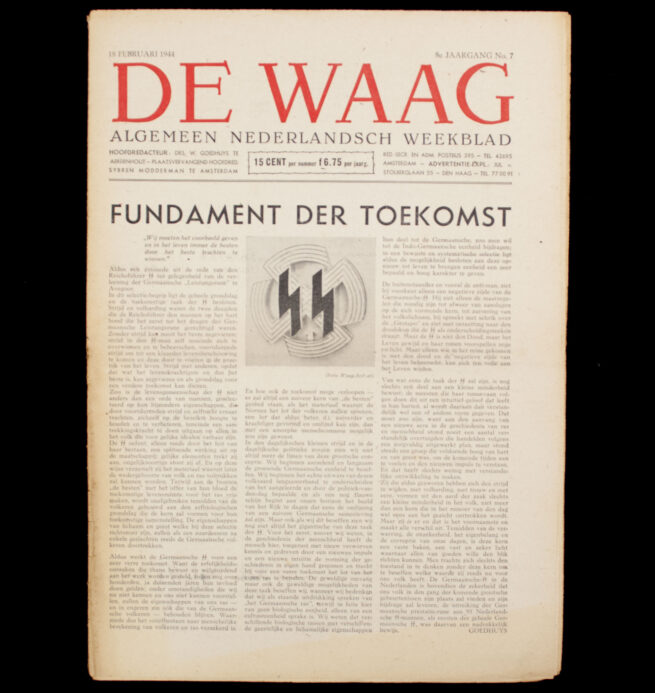 De Waag - 18 February 1944 (with SS Leistungsrune article!)
