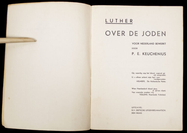 (NSB) P. E. Keuchenius - Luther over de joden (1935)