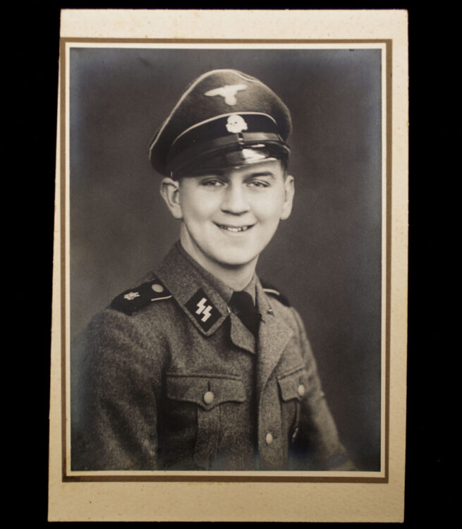 Leibstandarte SS “Adolf Hitler” (LSSAH) large portrait photo of a Danish volunteer (NAMED!)