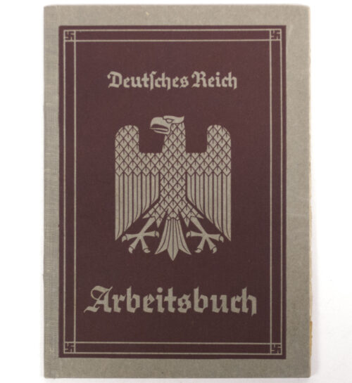 Arbeitsbuch second type from Arbeitsamt München (1935)