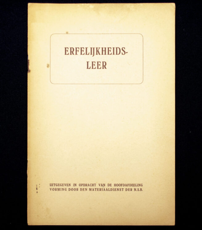 (Brochure - NSB) Erfelijkheidsleer (1941)