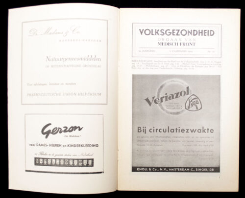 (Magazine / NSB) Volksgezondheid - Orgaan van het Medisch Front No.16