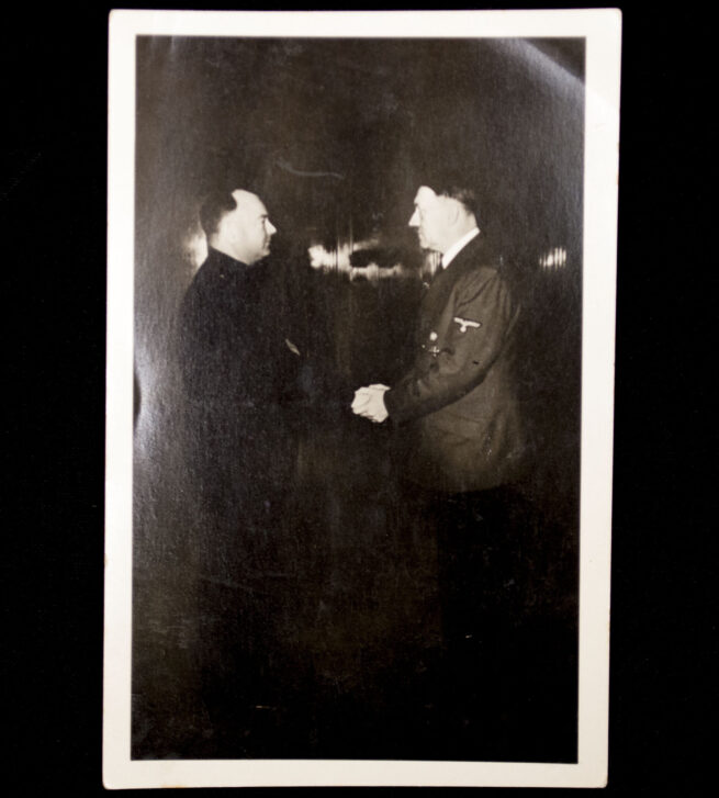 (Postcard) Mussert-Hitler meeting