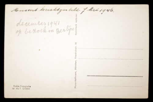 (Postcard) Mussert-Hitler meeting