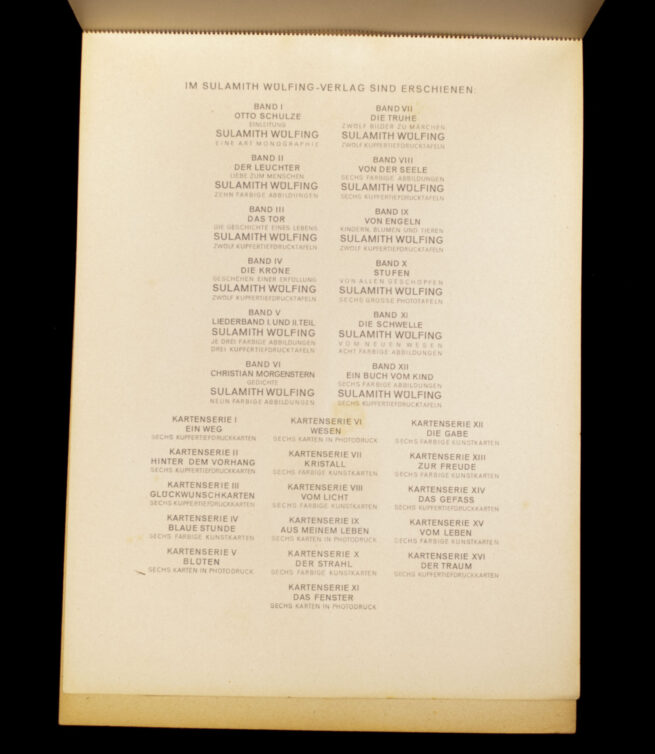 Die goldene Kugel - Sulamith Wülfing-Kalender 1940