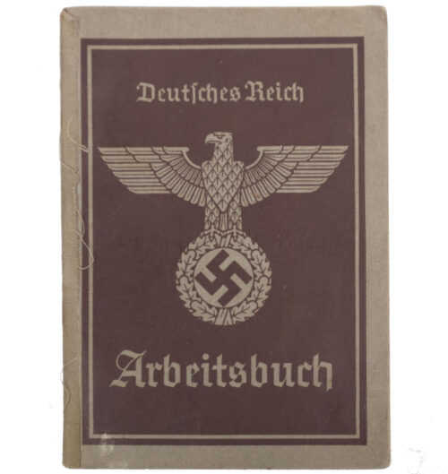 Arbeitsbuch second type from Arbeitsamt Neunkirchen (1941)