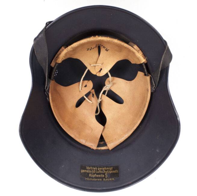 Reichsluftschutzbund Luftschutz Gladiator Helmet (Named!)