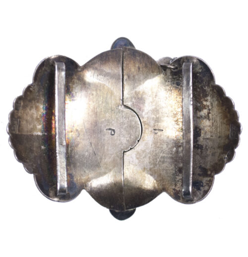 Imperial Russian silver hallmarked Cossack buckle (±1900)