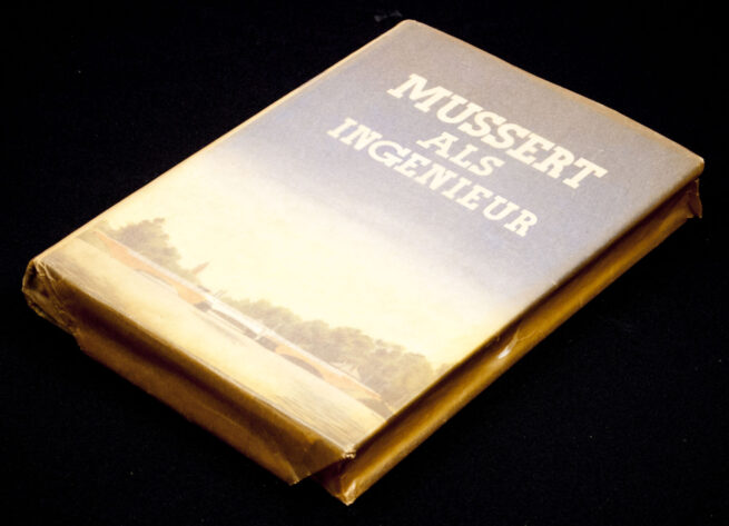 (Book) Mussert als ingenieur - with original packingpaper - STONE MINT!